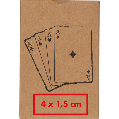 Spielkarten Newcastle,beige, A-Nr.: 262613 - 04