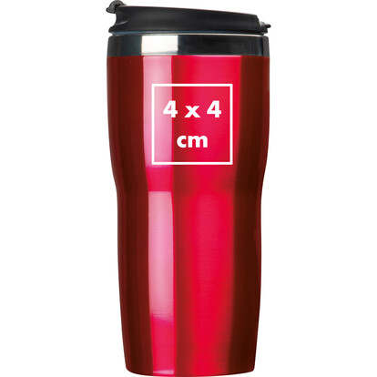 Isolierbecher Zadar,rot, A-Nr.: 265805 - 04