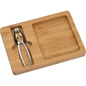 Bambusschale mit Nussknacker Vienna,beige, A-Nr.: 266013 - 01 Bambusschale mit Nussknacker Vienna,beige, A-Nr.: 266013 - 01