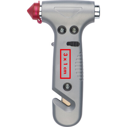 Notfallhammer Valencia,grau, A-Nr.: 266407 - 04