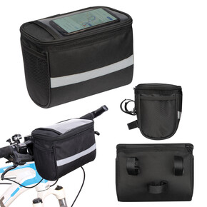 Fahrradtasche Lenker Pompei,schwarz, A-Nr.: 268603 - 01 Fahrradtasche Lenker Pompei,schwarz, A-Nr.: 268603 - 01