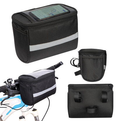 Fahrradtasche Lenker Pompei,schwarz, A-Nr.: 268603 - 01