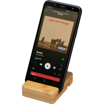 Bambus Smartphonehalter San Sebastián,beige, A-Nr.: 269513 - 03