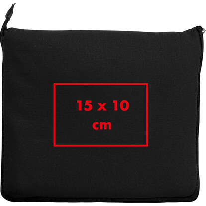 2in1 XL-Fleece-Decke/Kissen Radcliff,schwarz, A-Nr.: 277503 - 05