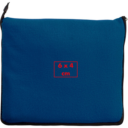 2in1 XL-Fleece-Decke/Kissen Radcliff,blau, A-Nr.: 277504 - 04
