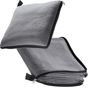2in1 XL-Fleece-Decke/Kissen Radcliff,grau, A-Nr.: 277507 - 01 2in1 XL-Fleece-Decke/Kissen Radcliff,grau, A-Nr.: 277507 - 01