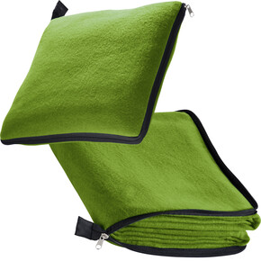 2in1 XL-Fleece-Decke/Kissen Radcliff,apfelgrün, A-Nr.: 277529 - 01 2in1 XL-Fleece-Decke/Kissen Radcliff,apfelgrün, A-Nr.: 277529 - 01