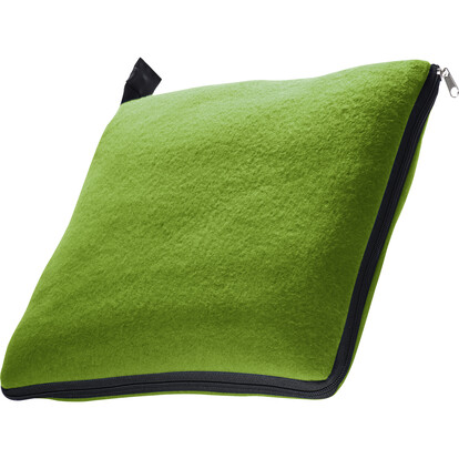 2in1 XL-Fleece-Decke/Kissen Radcliff,apfelgrün, A-Nr.: 277529 - 02