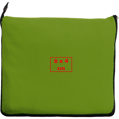 2in1 XL-Fleece-Decke/Kissen Radcliff,apfelgrün, A-Nr.: 277529 - 04