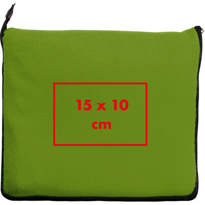 2in1 XL-Fleece-Decke/Kissen Radcliff,apfelgrün, A-Nr.: 277529 - 05