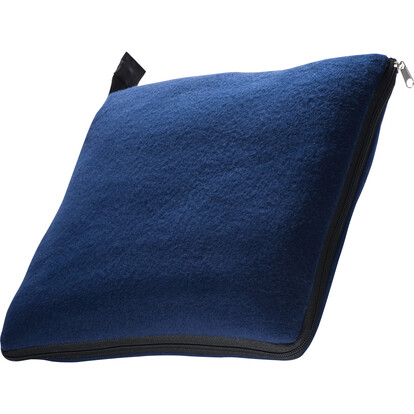 2in1 XL-Fleece-Decke/Kissen Radcliff,dunkelblau, A-Nr.: 277544 - 02