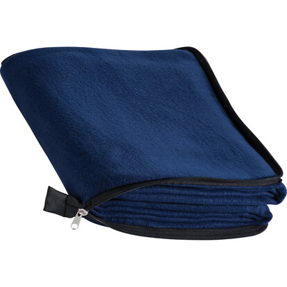 2in1 XL-Fleece-Decke/Kissen Radcliff,dunkelblau, A-Nr.: 277544 - 03