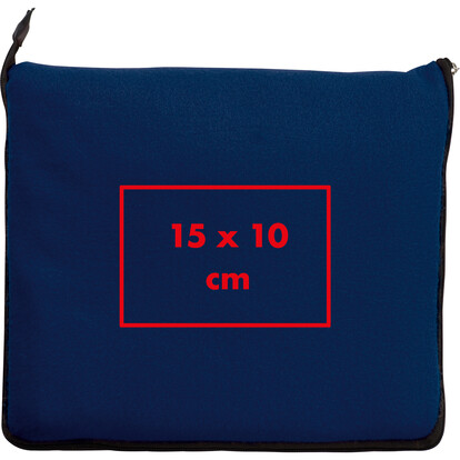 2in1 XL-Fleece-Decke/Kissen Radcliff,dunkelblau, A-Nr.: 277544 - 05