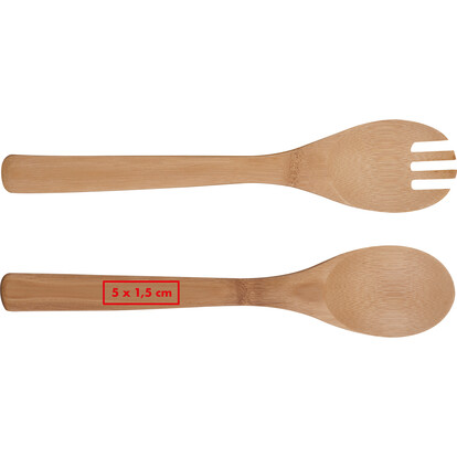 Bambussalatbesteck Capua,braun, A-Nr.: 278001 - 02