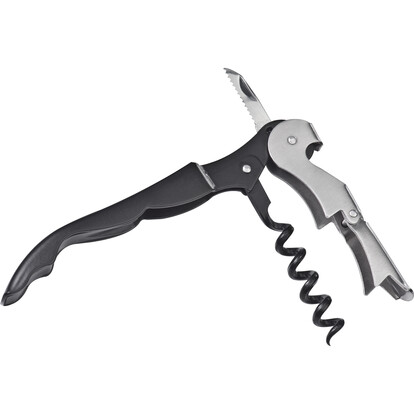 Metall Kellnermesser Mendoza,schwarz, A-Nr.: 286503 - 03