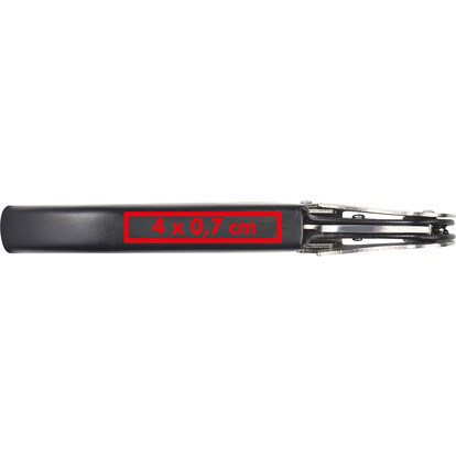 Metall Kellnermesser Mendoza,schwarz, A-Nr.: 286503 - 04