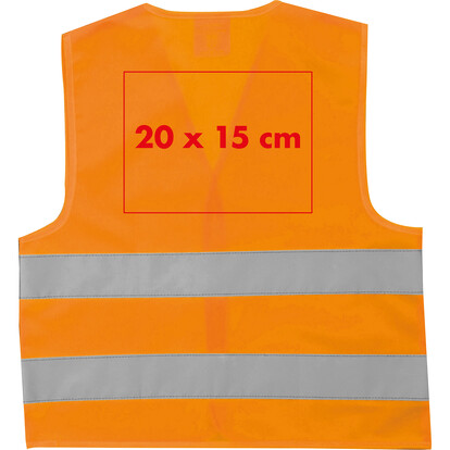 Kinderwarnweste Ilo,orange, A-Nr.: 288810 - 05