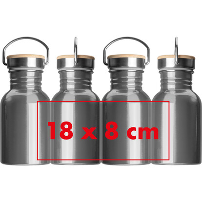 Trinkflasche Oslo,grau, A-Nr.: 297207 - 05