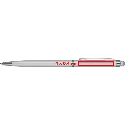 Metall Kugelschreiber Catania,grau, A-Nr.: 297407 - 04