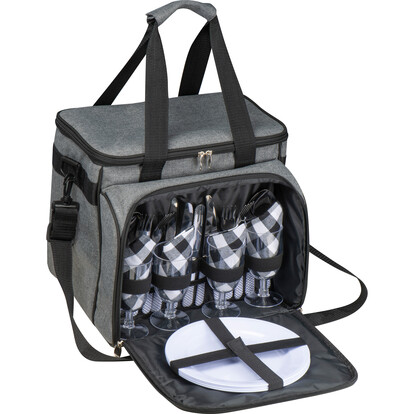 Picknicktasche Mumbai,anthrazit, A-Nr.: 297577 - 03