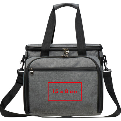 Picknicktasche Mumbai,anthrazit, A-Nr.: 297577 - 04
