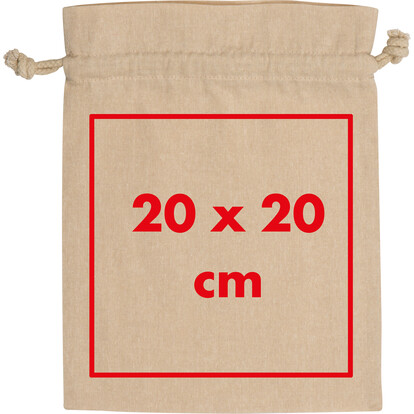 Recyceltes Baumwollsäckchen Pasadena, A-Nr.: 2981 - 03 Recyceltes Baumwollsäckchen Pasadena, A-Nr.: 2981 - 03