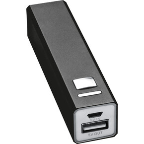 Metallpowerbank Port Hope,schwarz, A-Nr.: 302903 - 01 Metallpowerbank Port Hope,schwarz, A-Nr.: 302903 - 01