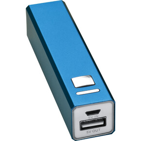 Metallpowerbank Port Hope,blau, A-Nr.: 302904 - 01 Metallpowerbank Port Hope,blau, A-Nr.: 302904 - 01