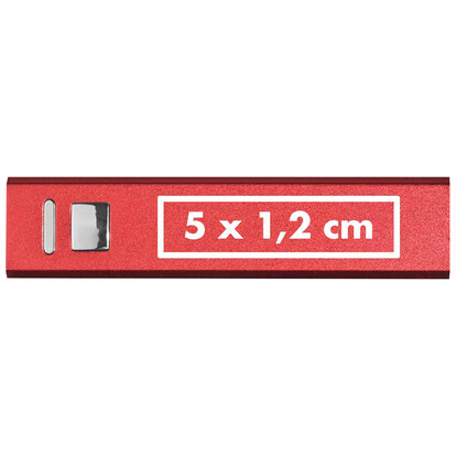 Metallpowerbank Port Hope,rot, A-Nr.: 302905 - 03