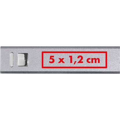 Metallpowerbank Port Hope,grau, A-Nr.: 302907 - 03
