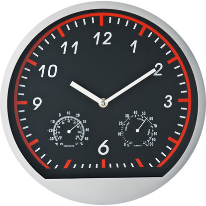Wanduhr Bago,rot, A-Nr.: 306405 - 01