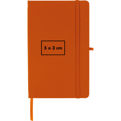 A5 Notizbuch Kiel,orange, A-Nr.: 312110 - 04