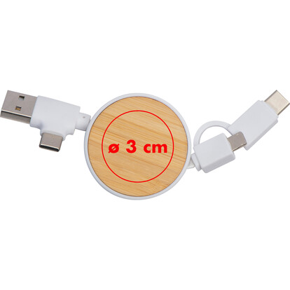 Ladekabel Groningen,beige, A-Nr.: 319913 - 04