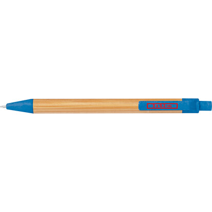 Bambus Kugelschreiber Halle,blau, A-Nr.: 321104 - 05