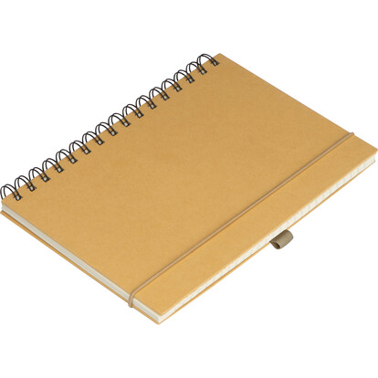 A5 Notizbuch Silkeborg,beige, A-Nr.: 321713 - 02