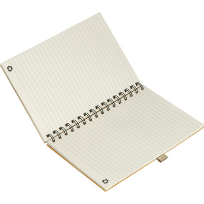 A5 Notizbuch Silkeborg,beige, A-Nr.: 321713 - 03
