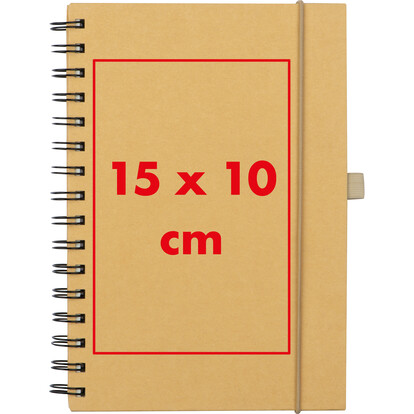 A5 Notizbuch Silkeborg,beige, A-Nr.: 321713 - 04
