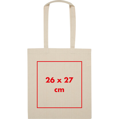 Bio Baumwolltasche Hong Kong,beige, A-Nr.: 321913 - 03