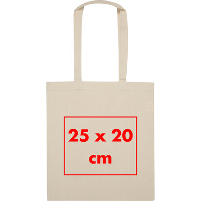 Bio Baumwolltasche Hong Kong,beige, A-Nr.: 321913 - 04
