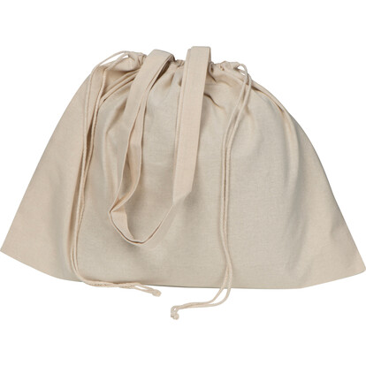 Bio Baumwolltasche mit Verschluss Imola,beige, A-Nr.: 322113 - 02