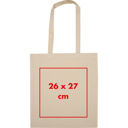 Bio Baumwolltasche Innsbruck,beige, A-Nr.: 322213 - 03