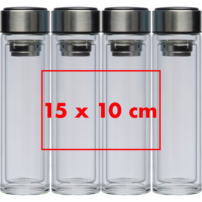 Isolierflasche Karlstad,transparent, A-Nr.: 322566 - 04