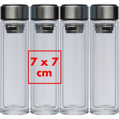 Isolierflasche Karlstad,transparent, A-Nr.: 322566 - 05
