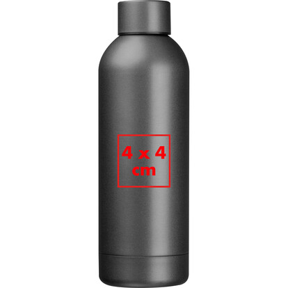 Vakuum Trinkflasche Kawasaki,anthrazit, A-Nr.: 322677 - 04