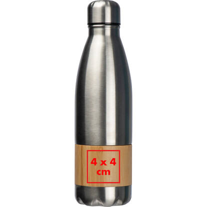 Edelstahlflasche Kobe,grau, A-Nr.: 322707 - 04