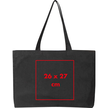 Bio Baumwolltasche Bari,schwarz, A-Nr.: 322903 - 03