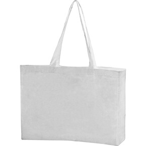 Bio Baumwolltasche Bari,weiss, A-Nr.: 322906 - 01 Bio Baumwolltasche Bari,weiss, A-Nr.: 322906 - 01