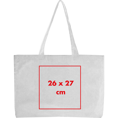 Bio Baumwolltasche Bari,weiss, A-Nr.: 322906 - 03
