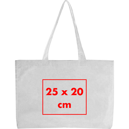 Bio Baumwolltasche Bari,weiss, A-Nr.: 322906 - 04