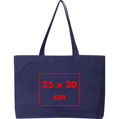 Bio Baumwolltasche Bari,dunkelblau, A-Nr.: 322944 - 04